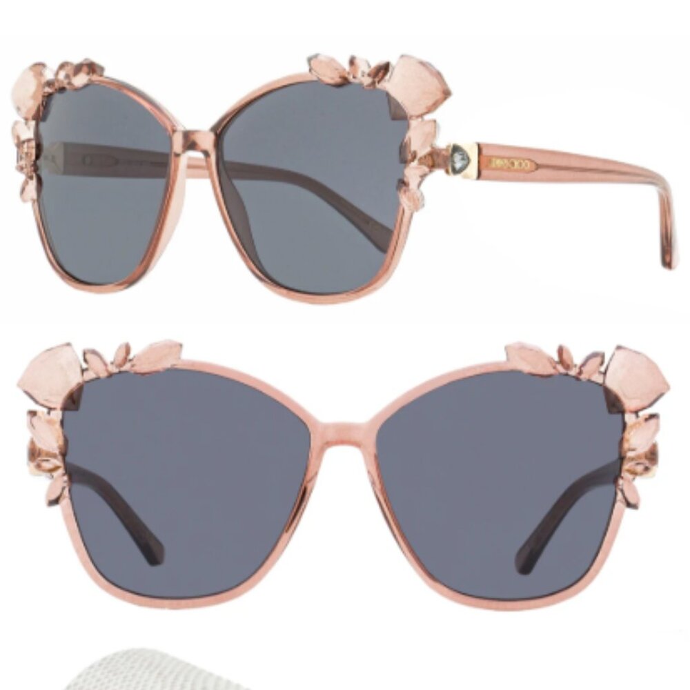 Jimmy Choo Mya Sunglasses Transparent Pink